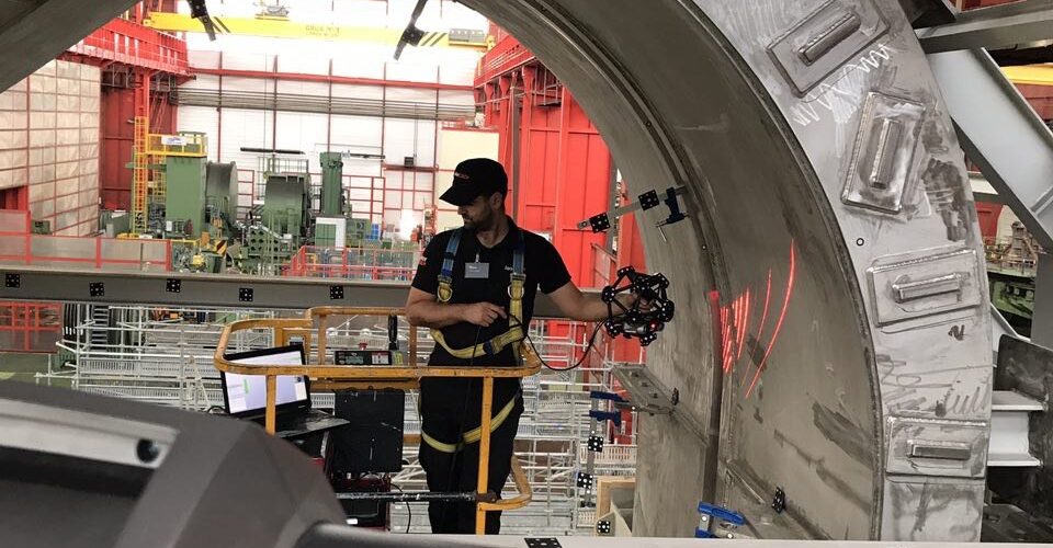 El escaneado 3D óptico portátil en el proyecto ITER